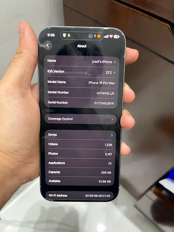 iPhone 16 pro max
