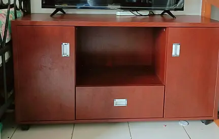 TV stand with storage drawers