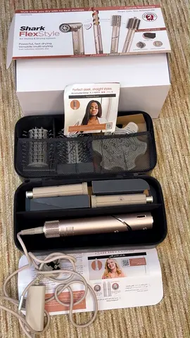 Shark FlexStyle Hot Air Brush / Hair Styler - Complete Set