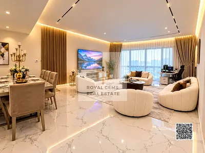 Spacious 2-Bedroom for Sale | Oasis Towers, Ajman | 1,885 Sq. Ft.