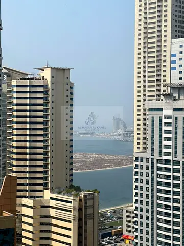 Spacious 2-Bedroom Apartment in Al Taawun | Two Balconies | Sea and Open Views | Parking, Gym and P