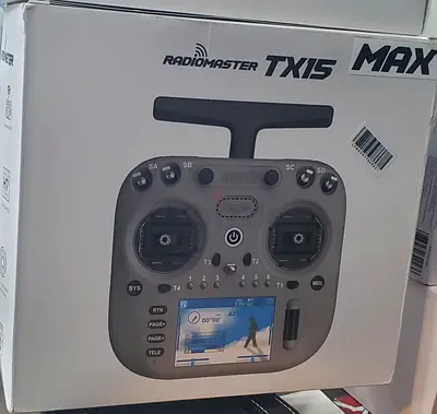 Radiomaster TX15 Max ELRS Radio Transmitter, AG02 CNC Hall Gimbals, 3.5 Inch IPS Touch Screen, for F