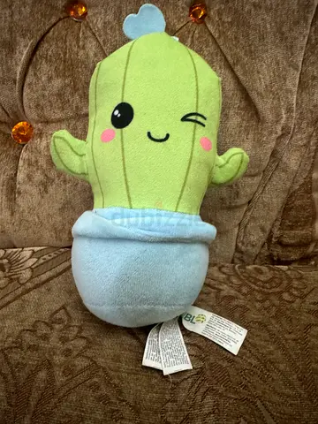 Small Cute Plush Cactus Soft Toy - Light Green