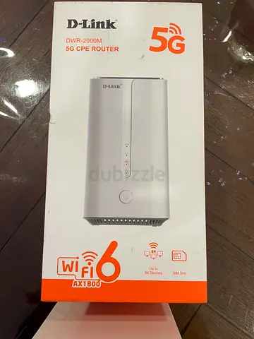 D-Link 5G CPE Router (DWK-xx) - WiFi 6, AX1800, Unopened Box