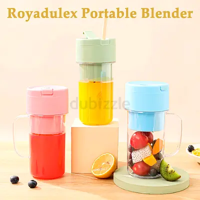 Portable Personal Juice Blender - Compact Travel Smoothie Maker (Set of 3 colors)