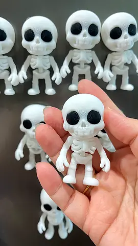 3D Print Skeleton Fridge Magnet