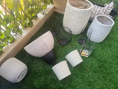 Vases plant pots lanterns variety