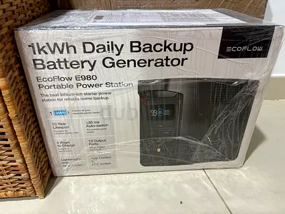 EcoFlow E980 1kWh Portable Power Station & Solar Panel, Both Brand New in Box