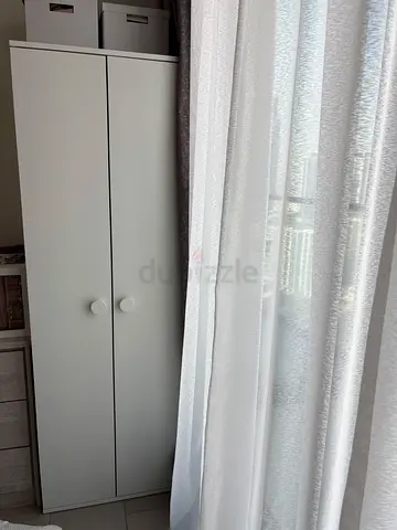 White 2-Door Wardrobe