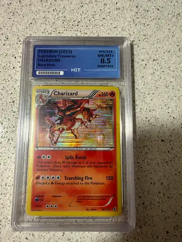 Graded 2013 Charizard Pokémon Holo Card - Slab (8.5)