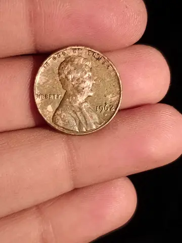 United of America coin one cfet 1962d