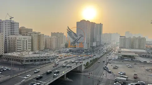 For monthly rent Two-bedroom apartment with a living room, brand new furnishings, first occupancy, on Khalifa Street, Ajman. The apartment is fully