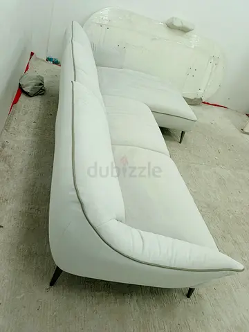 Neat and clean marina home velvet gray lshape sofa