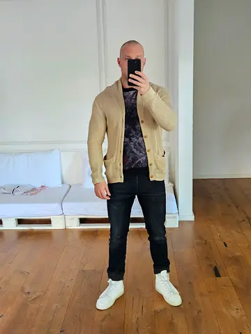 Cardigan pullover Abercrombie & Fitch, size S men