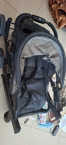 Used baby stroller/pram - with tray and reclining seat
