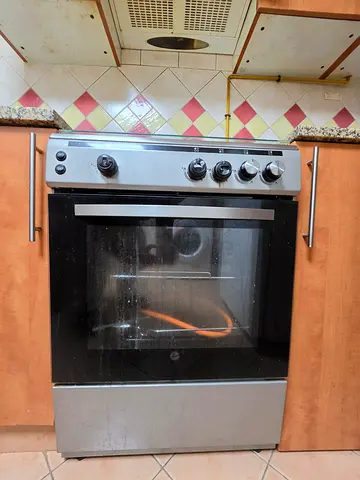 Hoover 4-Burner Gas Cooker 60x60cm – Silver (Model HGC-V64G-S)