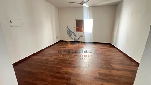 A studio with an excellent layout and built-in wardrobes, situated in a prime location in Al Rashidiya 3, close to Ajman Towers and Nesto.