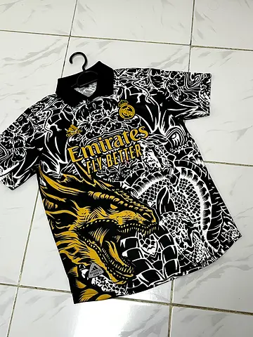 Real madried dragon jersey (black)