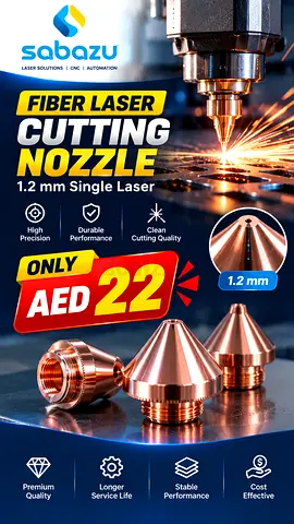 Fiber laser cutting machine nozzle