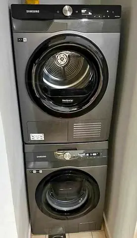Samsung 9kg Washer and Dryer Set - Gray, Excellent Condition