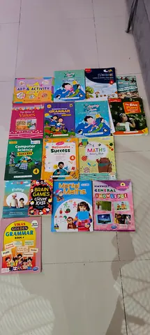 Mixed collection of kids activity, learning and school books - good condition