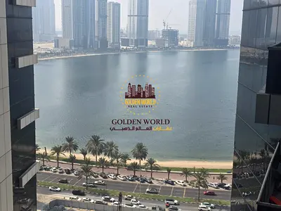 Spacious two bedroom apartment with balcony open view built in wardrobes free gym pool and parking in Al Taawun AED 50000 yearly four cheques only
