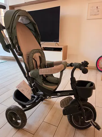 Kinderkraft Spinstep 5-in-1 Stroller Tricycle with Canopy and Storage Basket - Excellent Condition