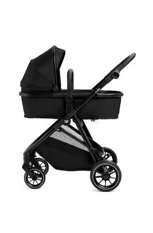Black bassinet stroller with carrycot - excellent condition
