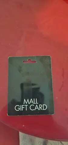 Unused Mall Gift Card (Physical) — Black Design