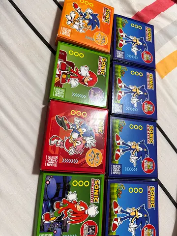 Lot of 8 Sonic the Hedgehog Mini Figures / Toys - New in Box mcdonald