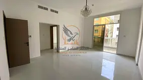 Brand new spacious 1BR apartment for annual rent with 2 bathrooms and balcony, first tenant, prime l