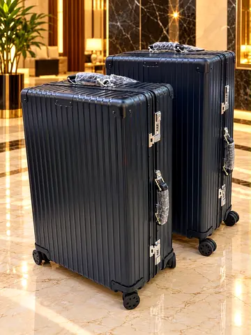 Rimwoa classic black 2 pc set luggage