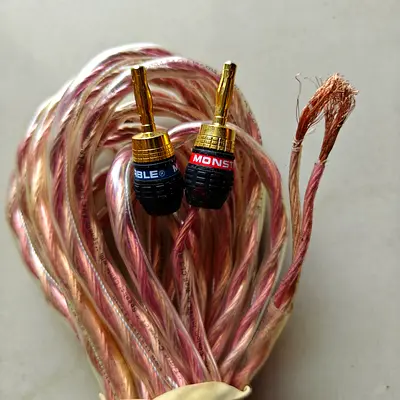 Monster Banana Plug Speaker Cable For Sale