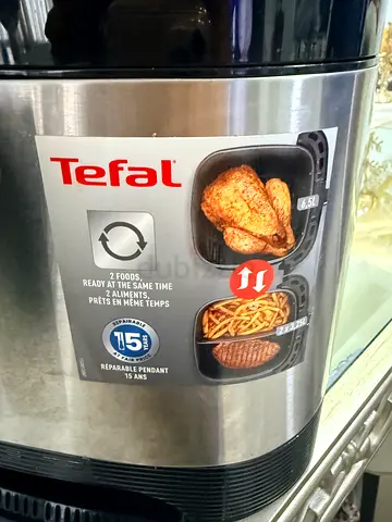 Tefal Air Fryer - Compact Stainless Steel, Good Condition