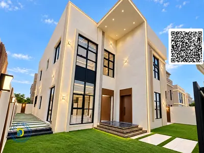 Modern 5-bedroom villa with a roof terrace; price includes registration fees.