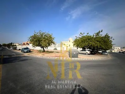 An exceptional investment opportunity for sale in Al Rawda 3, Ajman – 10,000 sq. ft. corner plot, zoned for residential villa development.