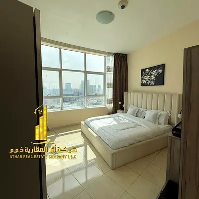 Sea view -Luxury apartment (second occupancy), featuring one bedroom, a living room, and an open balcony. Includes a gym and swimming pool.