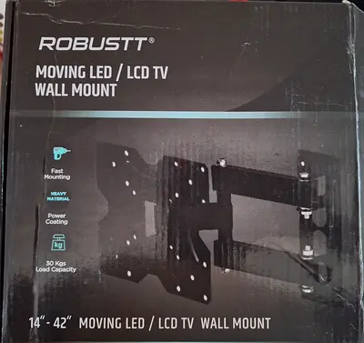 Robustt 14"–42" Moving LED/LCD TV Wall Mount (Articulating) - Brand new