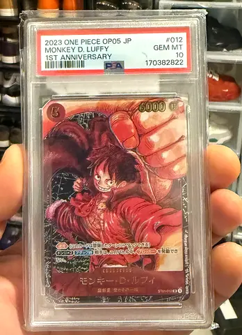 Monkey D. Luffy 1st anniversary 2023 OP-05 psa 10 JP