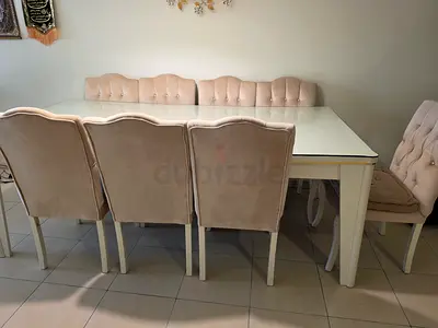 8 seater dining table and chairs
