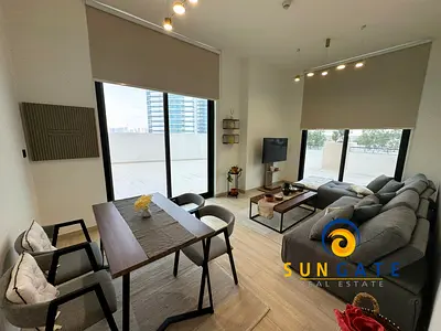 with Private Terrace , Pool Facing , Fully Furnished