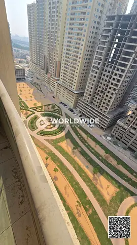 شقة غرفتين وصالة للإيجار في بارادايس B6 | مسبح وموقف سيارة