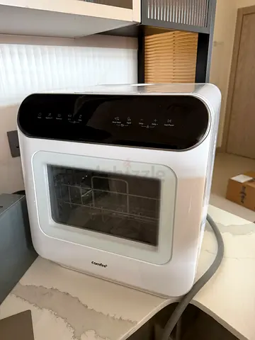 COMFEE' countertop small dishwasher, white, works perfectly