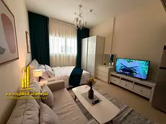 🏡 The most luxurious and elegant studio apartment for monthly rent in Al Yasmin Towers, opposite 