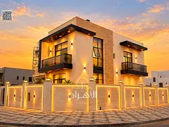 A premium corner villa featuring elegant design, high-quality finishing, central AC, and spacious in