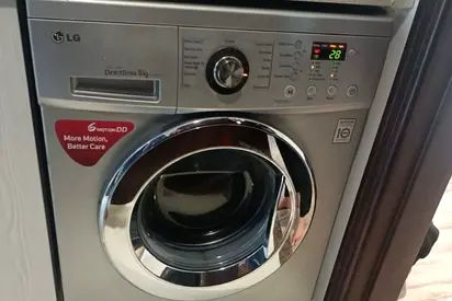 LG 8KG  | 2025 Model | Front Load Sound Less Inverter Washing Machine Free Delivery