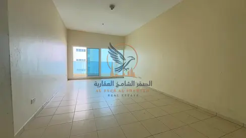 For annual rent in Ajman A one-bedroom apartment with a living room and two bathrooms in Ajman One Towers Features include a balcony with an open view