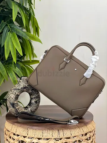 Montblanc brown briefcase