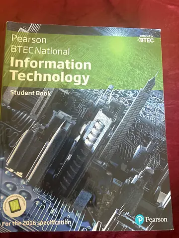 Pearson BTEC National Information Technology Student Book (2016 Specification)
