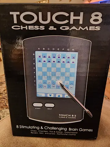 Handheld Touch 8 II Chess & 7 other Brain Games Electronic